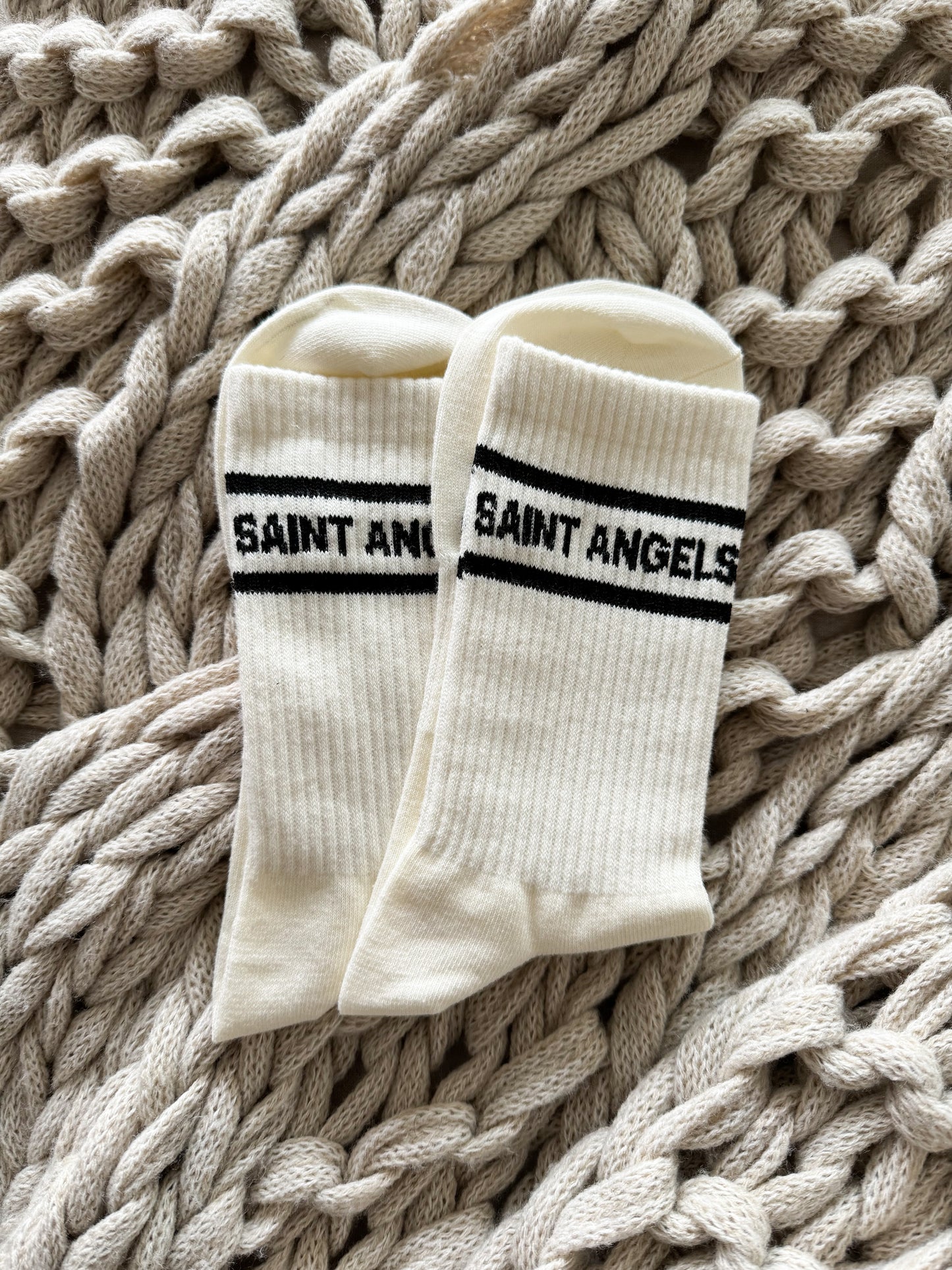 Sport Socks - Cream White